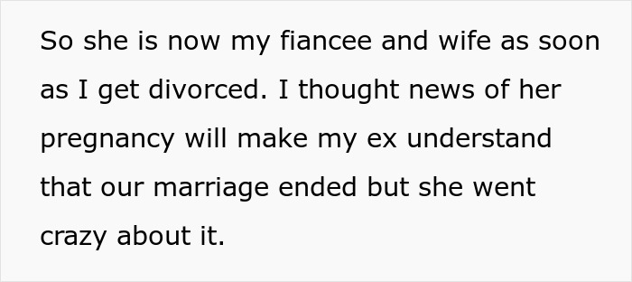 Man Gets His New Fianc&eacute;e Pregnant While Waiting For Divorce, Ex Loses Her Mind