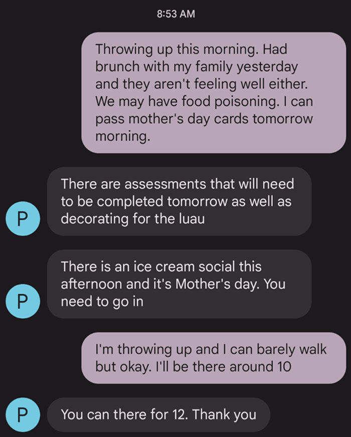 I Was Told to Serve Ice Cream At A Nursing Home While Throwing Up. Where And How Can I Report This?