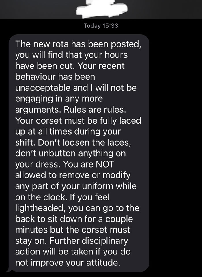 Just Because Of The Corset