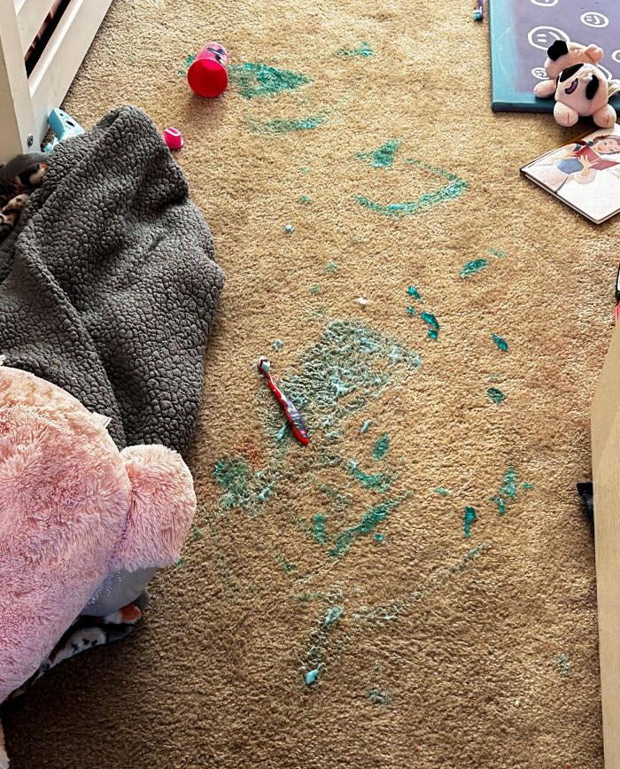 I Have COVID And Was Sleeping My Fever Off This Morning. My Kids (2 And 4) Got Into The Toothpaste. Where Do I Begin?