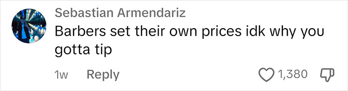 Barber Says He Expects A 40% Tip, People Find It Outrageous