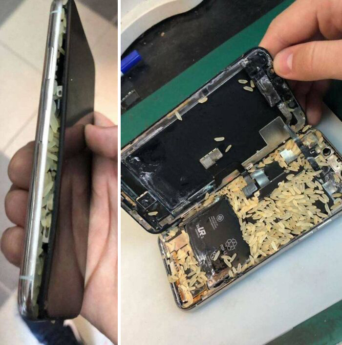 I Said "Put It In Rice." Not "Put Rice In It"