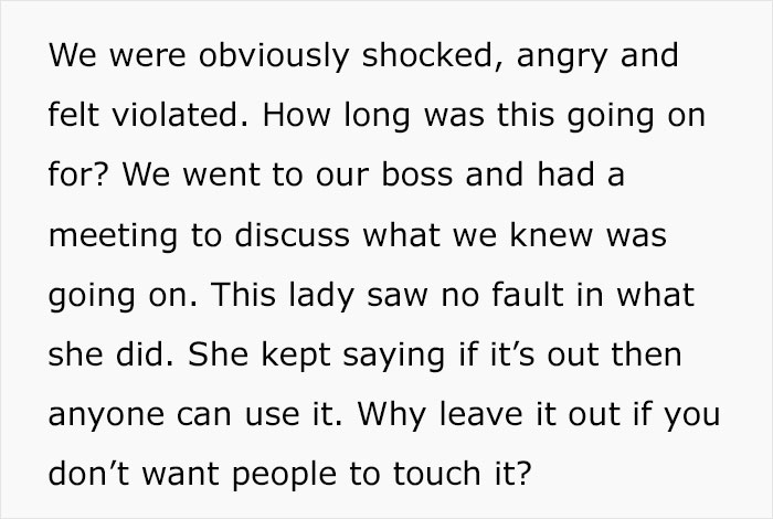 &ldquo;The Entitlement Is Unreal&rdquo;: Woman Steals From Colleagues, Believes She&rsquo;s Doing Nothing Wrong