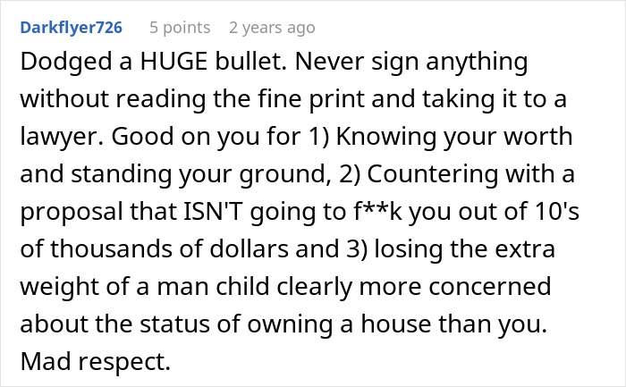 Man's Ridiculous Plan To Get Girlfriend To Finance His House's Down Payment Blows Up In His Face
