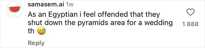 “So Much Waste”: People Blast Billionaire’s Wedding That Shut Down The Pyramids “So Much Waste”: People Blast Billionaire’s Wedding That Shut Down The Pyramids