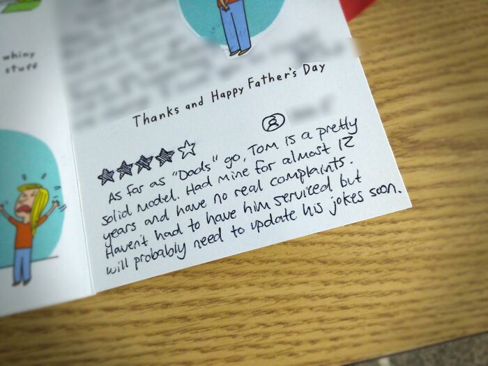 Wrote A Yelp Review For My Father-In-Law