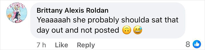 Comment about Gypsy Rose Blanchard's Mother's Day video featuring emojis.