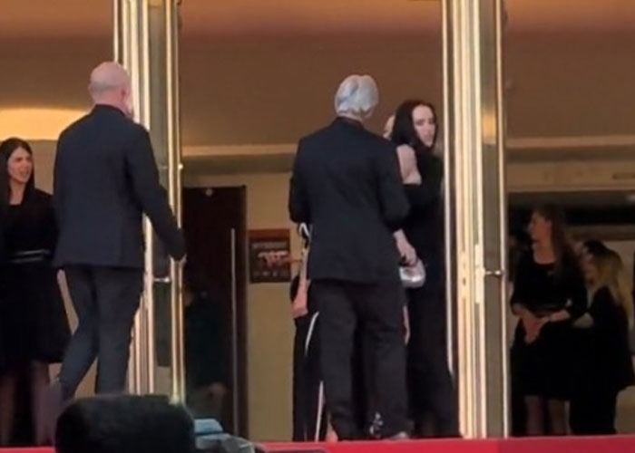 Internet Calls It &ldquo;Assault&rdquo; After Cannes Security Was Filmed Blocking Fourth Celebrity On Red Carpet