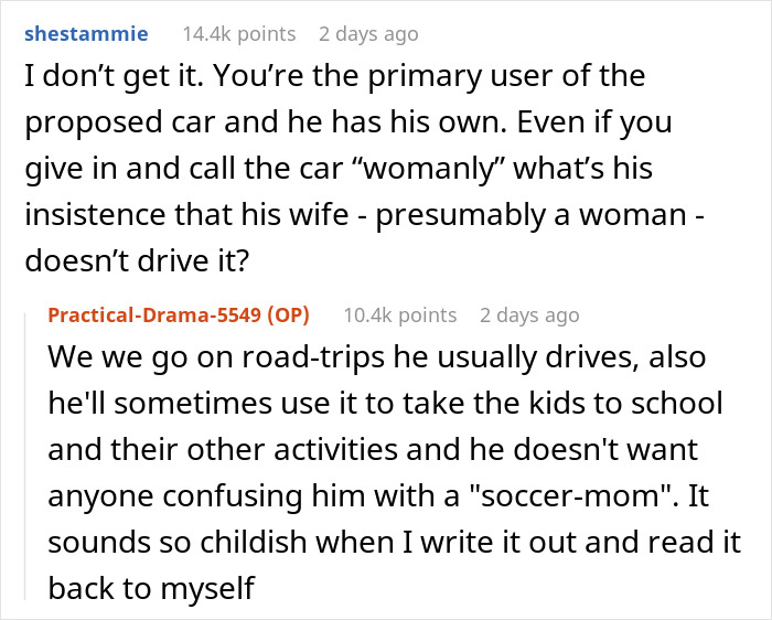 &ldquo;AITA For Telling My Husband His &lsquo;Fragile Masculinity&rsquo; Is Costing Us Money?&rdquo;