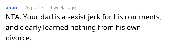 Woman Kicks Sexist Dad Out After He Keeps Schooling Her About Things That Ended His Marriage