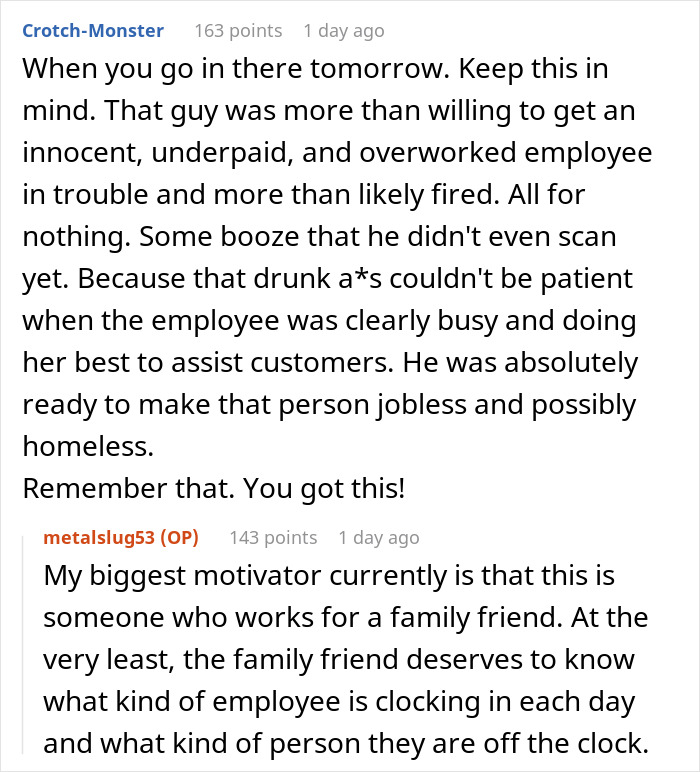 Boomer Thinks He Can Disrespect Cashier, Passerby Decides To Meet Him At His Job For A Lesson