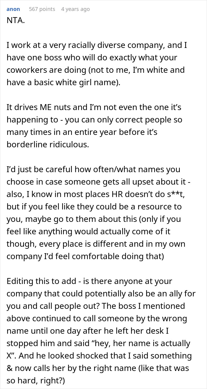 Black Woman Tired Of Correcting Coworkers Who Get Her Name Wrong, Plans Petty Revenge