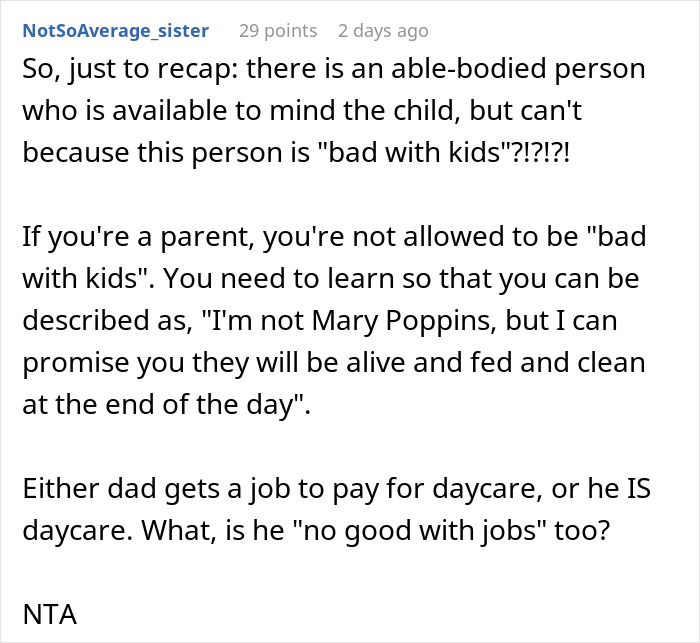 Woman Begs A Friend To Babysit Her Child, Gets A Reality Check About Her Husband Instead