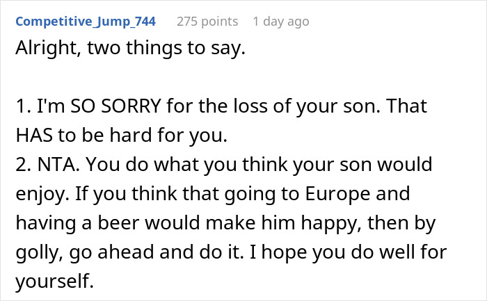 Dad Infuriates Ex By &ldquo;Wasting&rdquo; Dead Son&rsquo;s Uni Fund On A Trip Instead Of Giving It To Her Stepson