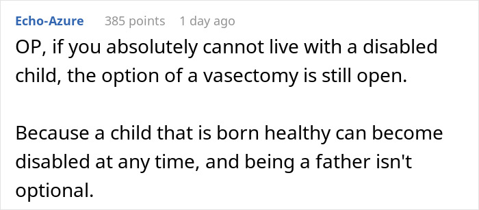 People Support Man For Deciding To Leave Disabled Child After His GF Broke Their Agreement People Support Man For Deciding To Leave Disabled Child After His GF Broke Their Agreement