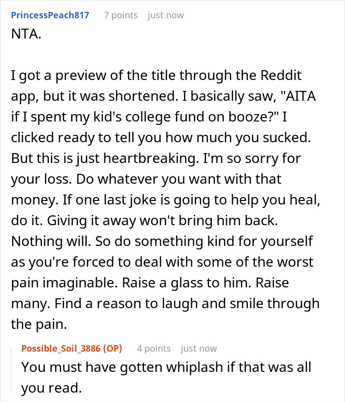 Dad Infuriates Ex By &ldquo;Wasting&rdquo; Dead Son&rsquo;s Uni Fund On A Trip Instead Of Giving It To Her Stepson
