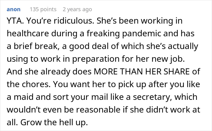 Woman Shuts Down BF&rsquo;s Demands: &ldquo;Didn&rsquo;t Go To Med School To Be A Live-In Maid&rdquo;