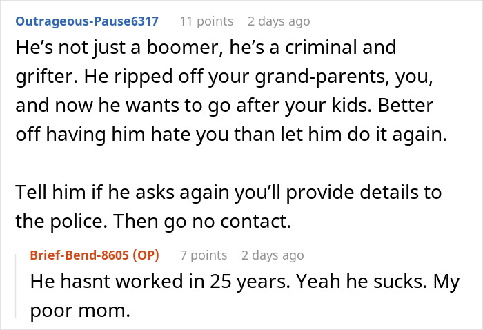 Woman Is Suspicious Of Her Dad After He Repeatedly Requests Her Baby's Social Security Number