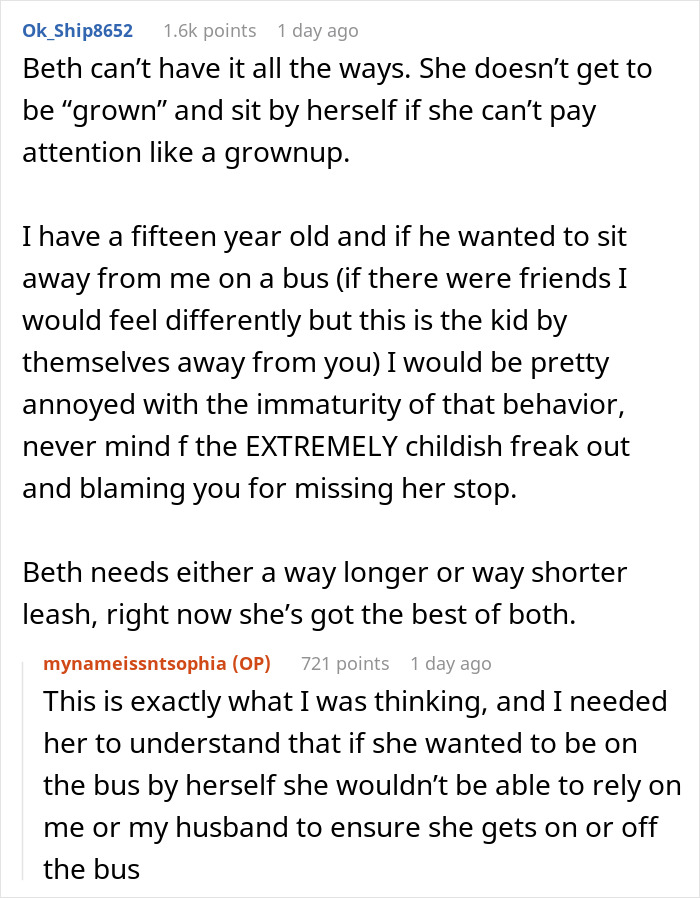 Teen Demands More Independence From Parents, Has Meltdown After 4 Minutes Alone On A Bus