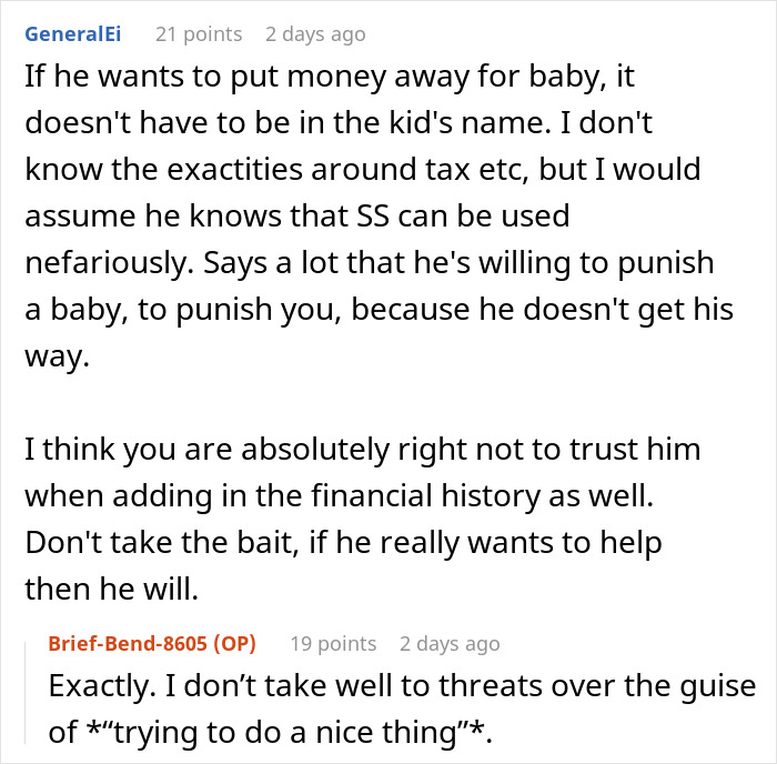 Woman Is Suspicious Of Her Dad After He Repeatedly Requests Her Baby's Social Security Number