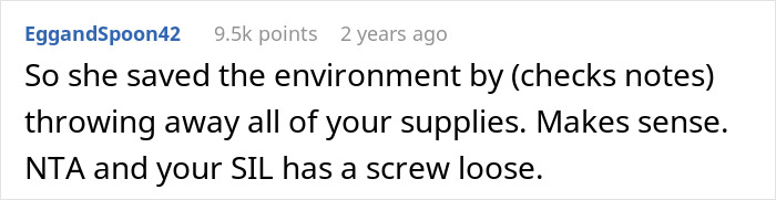 &ldquo;AITA For Kicking SIL Out After She Threw Away Most Of My Single-Use Baby Products & Formula?&rdquo;