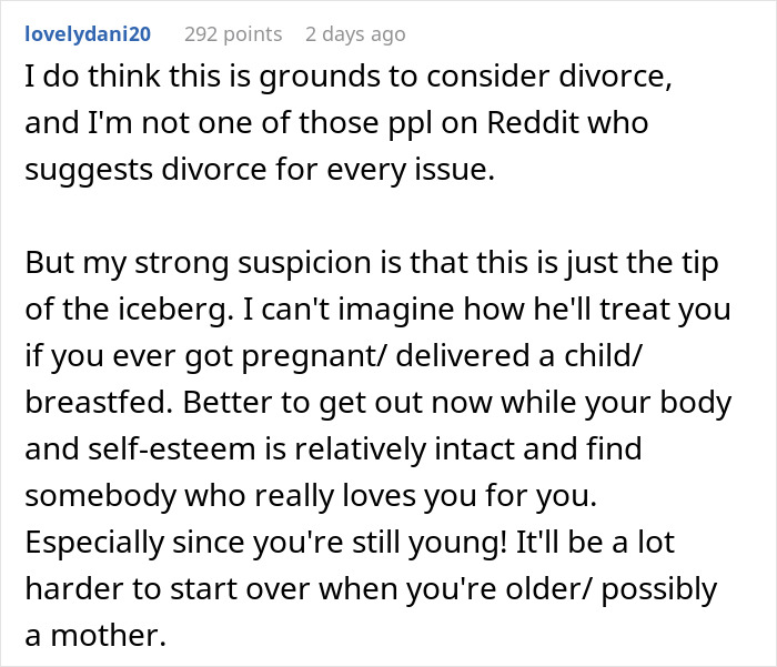 Woman’s Husband Keeps Advocating For Breast Implants For Her, She Finally Snaps Woman’s Husband Keeps Advocating For Breast Implants For Her, She Finally Snaps