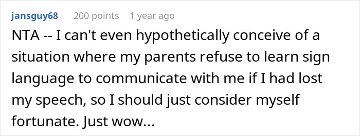 Son Points Out Everyone Who Learned Sign Language For Sister, Upsets Parents Son Points Out Everyone Who Learned Sign Language For Sister, Upsets Parents