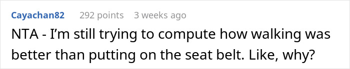 Friends Forced To Walk Home In 40-Degree Weather For Scoffing At Putting On Seatbelts In Guy's Car