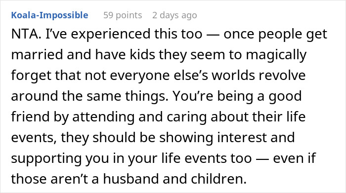 Woman Refuses To Be Subjected To Hours Of Marriage And Baby Talk, Skips Trip, Drama Ensues Woman Refuses To Be Subjected To Hours Of Marriage And Baby Talk, Skips Trip, Drama Ensues