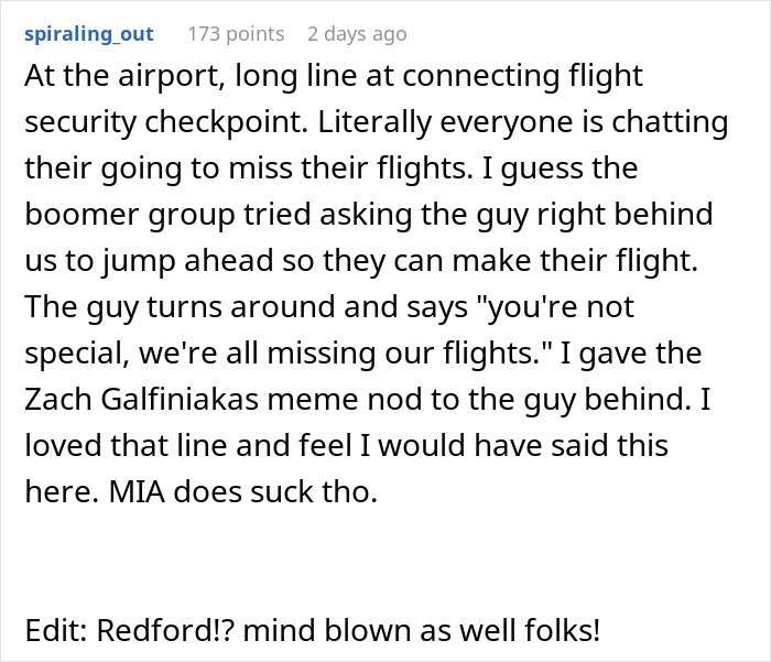 Man Ruins Karen's Day Without Saying A Word After She Tries To Push Past Him To Skip The Line Man Ruins Karen's Day Without Saying A Word After She Tries To Push Past Him To Skip The Line