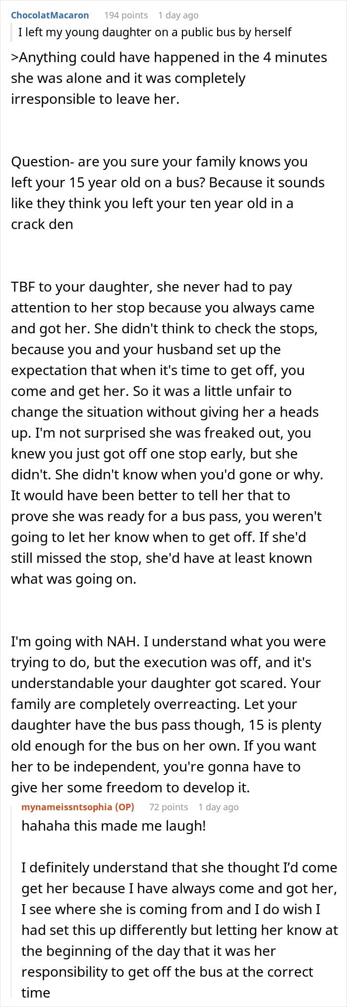 Teen Demands More Independence From Parents, Has Meltdown After 4 Minutes Alone On A Bus