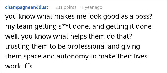 Woman Asks To Leave 5 Minutes Early But Boss Doesn’t Care, Regrets It When She Follows The Policy Woman Asks To Leave 5 Minutes Early But Boss Doesn’t Care, Regrets It When She Follows The Policy