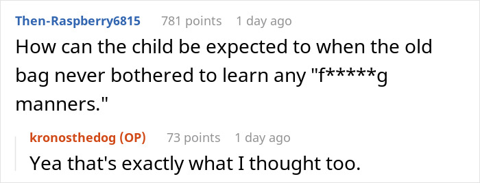 Woman’s Rude Comments At An 18-Month-Old Cost Her A 57-Year Relationship Woman’s Rude Comments At An 18-Month-Old Cost Her A 57-Year Relationship