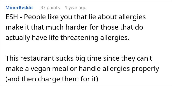 Family Humiliated And Charged Hundreds After Vegan Claims To Have Life-Threatening Allergies