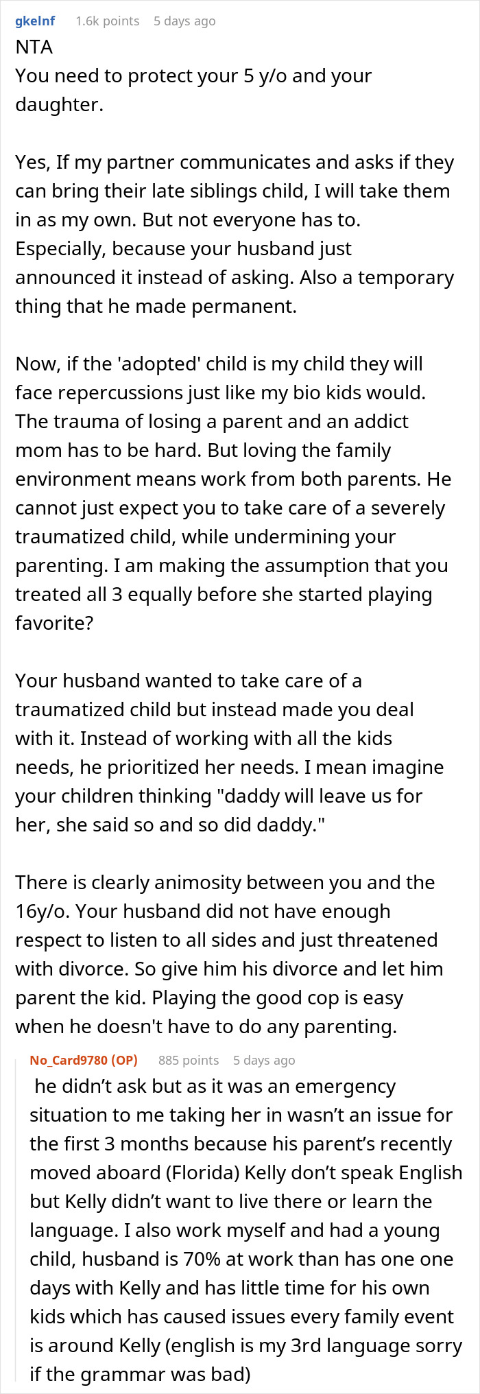 Guy Threatens Divorce Over Wife Wanting To Kick Out His Abusive Niece, She Agrees On The Spot