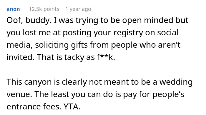 Guests Told To Pay $10 Entry Fee And Bring Chairs To Ridiculously Cheap Wedding, Call Couple Out