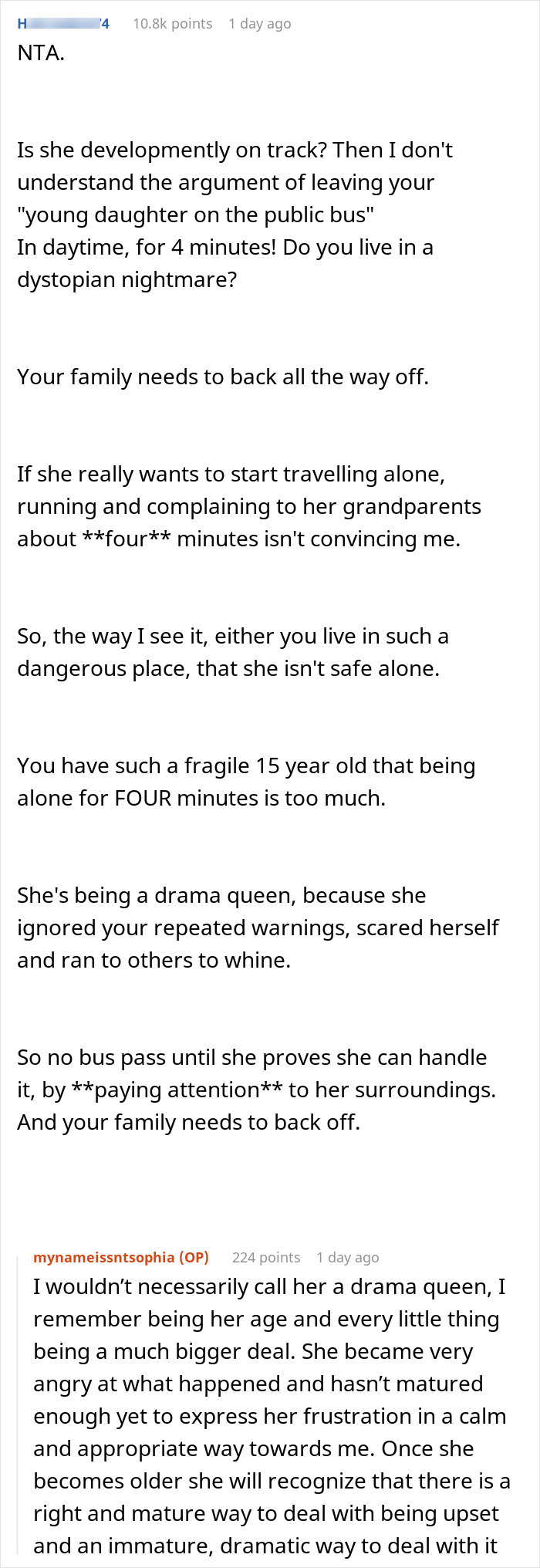 Teen Demands More Independence From Parents, Has Meltdown After 4 Minutes Alone On A Bus