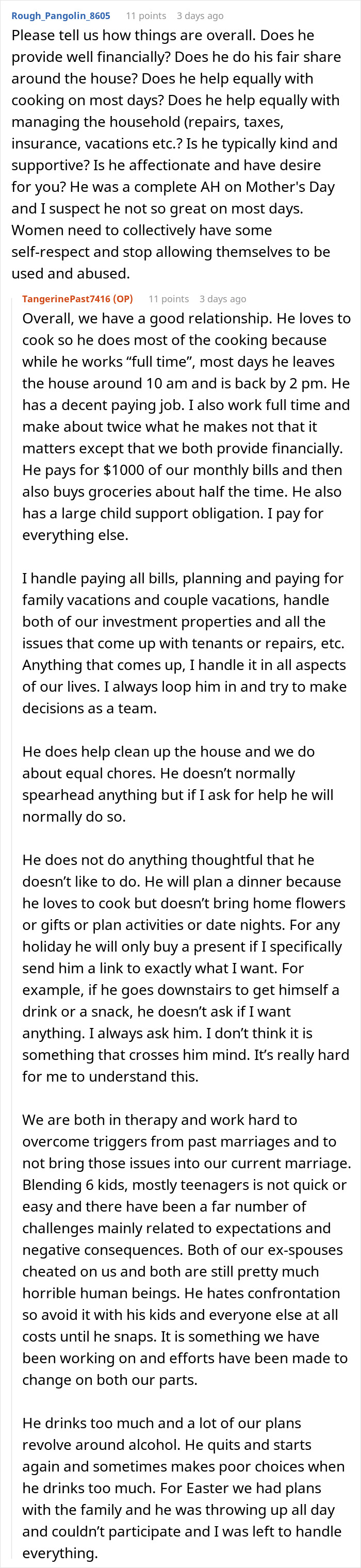 "Discussion about an unthoughtful husband on Mother's Day, highlighting relationship challenges and emotional impact. "Discussion about an unthoughtful husband on Mother's Day, highlighting relationship challenges and emotional impact.