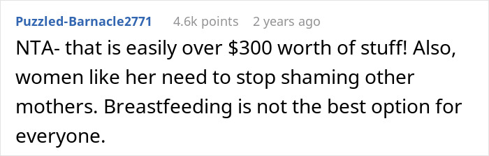 &ldquo;AITA For Kicking SIL Out After She Threw Away Most Of My Single-Use Baby Products & Formula?&rdquo;