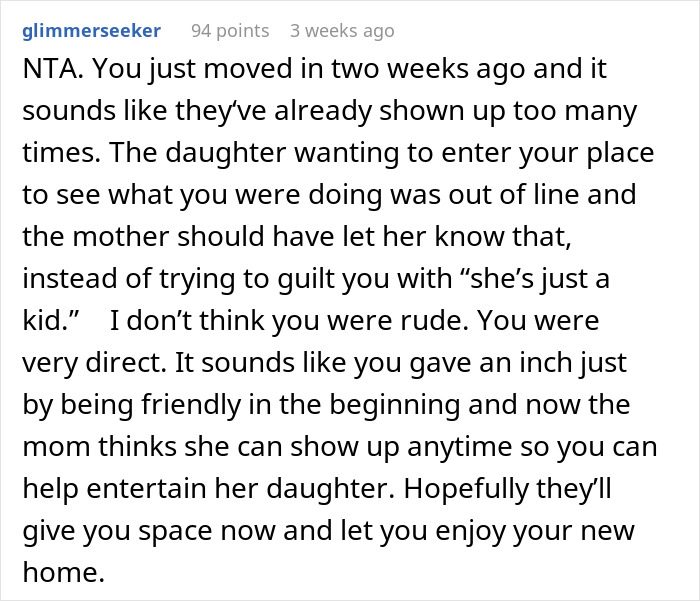 “I’m Child-Free By Choice, Can You Please Leave?”: Woman Has Enough Of Neighbors’ Visits “I’m Child-Free By Choice, Can You Please Leave?”: Woman Has Enough Of Neighbors’ Visits