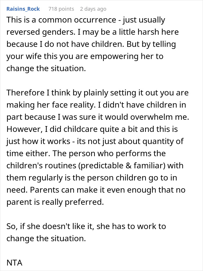 Envious Wife Overlooks Husband's Hard Work With Kids, Gets Jealous When They Choose Him Over Her