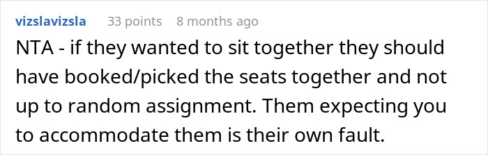 Passengers Unite Against Woman Who Wouldn't Give Up Her Aisle Seat For Family Of Five Passengers Unite Against Woman Who Wouldn't Give Up Her Aisle Seat For Family Of Five