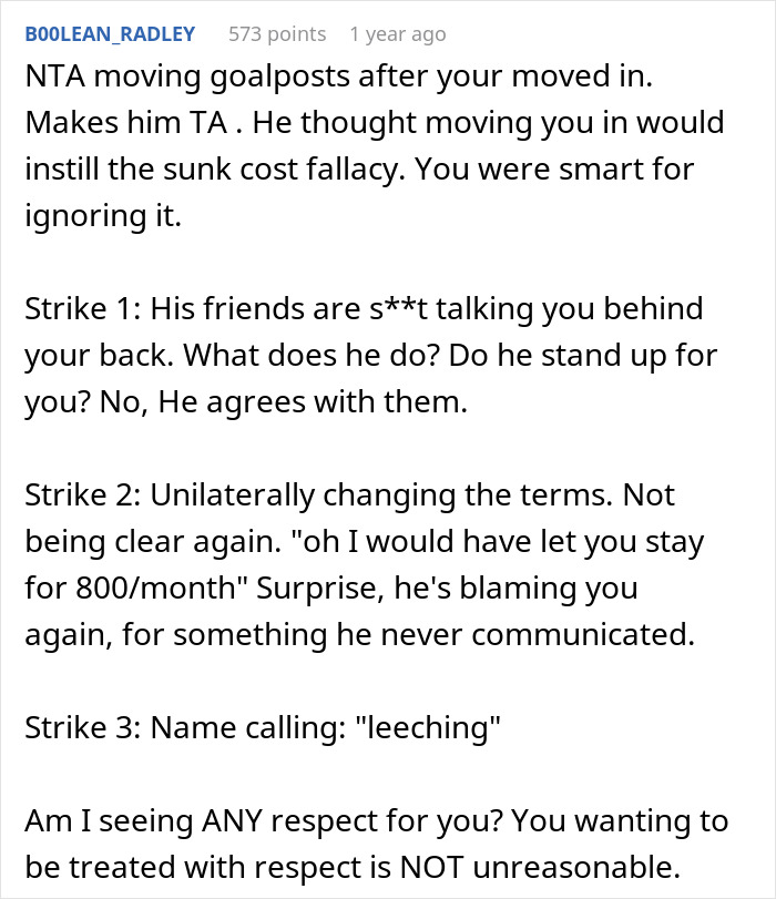 Man Lets Friends Convince Him That GF Is A Gold Digger And Demands $2.5k Rent, Ends Up Single