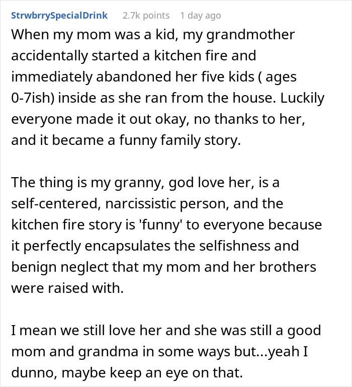 "You're Kind Of Useless In An Emergency": Woman Gets Ridiculed For Abandoning Her Baby In Danger