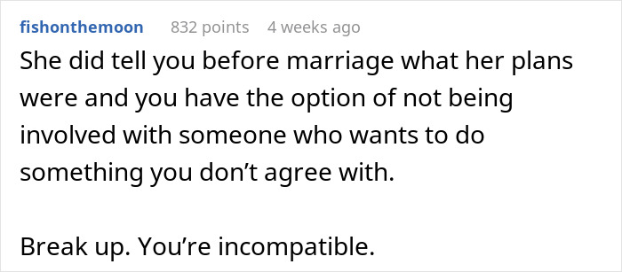 “AITA For Telling Her ‘It's My Choice To Leave Too’ After She Said ‘My body, My Choice’” “AITA For Telling Her ‘It's My Choice To Leave Too’ After She Said ‘My body, My Choice’”