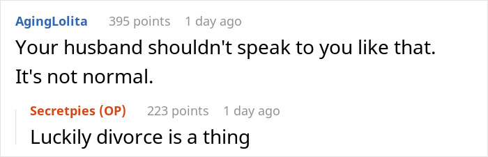 Husband Calls Wife Lazy Over And Over Again, She Decides To Divorce Him