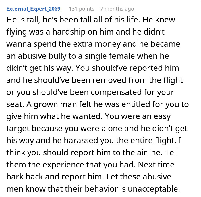 Woman Calls Flight Attendants After 6&rsquo;4&rdquo; Tall Guy Wouldn&rsquo;t Take No For An Answer To Swapping Seats