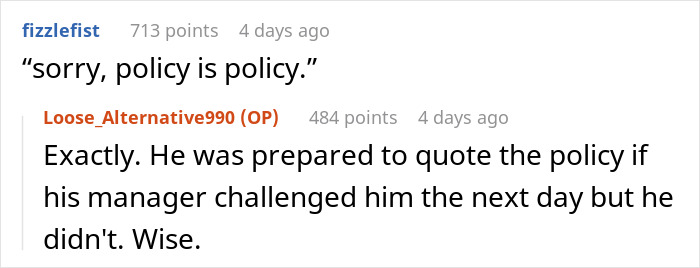 Employee Refuses To Stay After Work After Boss Introduces Ridiculous Rule