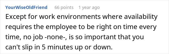 Woman Asks To Leave 5 Minutes Early But Boss Doesn’t Care, Regrets It When She Follows The Policy Woman Asks To Leave 5 Minutes Early But Boss Doesn’t Care, Regrets It When She Follows The Policy