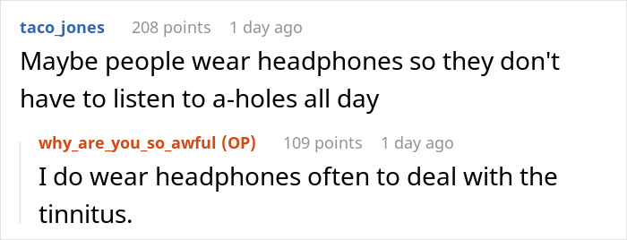 Boomer Mistakes Person's Hearing Aid For Headphones, Loudly Complains, Is Instantly Taught A Lesson